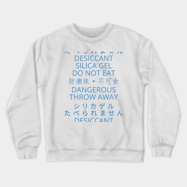 Desiccant Silica Gel Variation Crewneck Sweatshirt by felixbunny